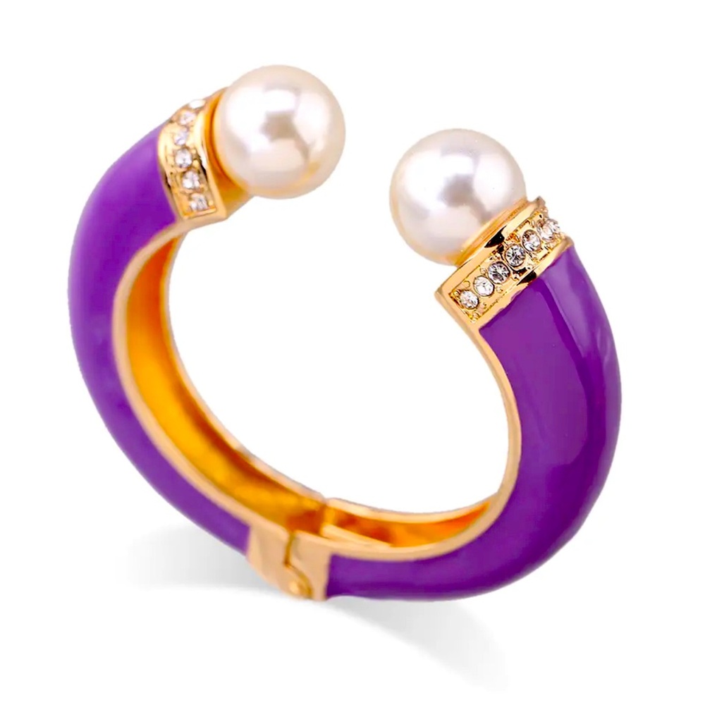 Purple Enamel Bracelet